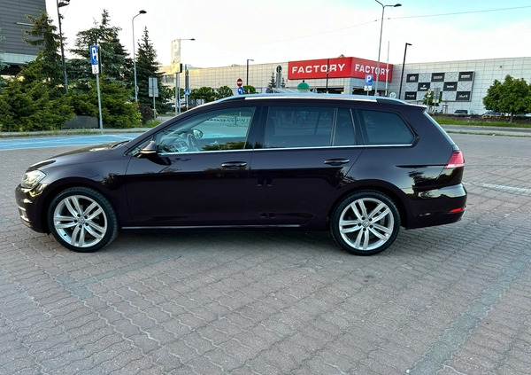 Volkswagen Golf cena 56900 przebieg: 222000, rok produkcji 2017 z Warszawa małe 67